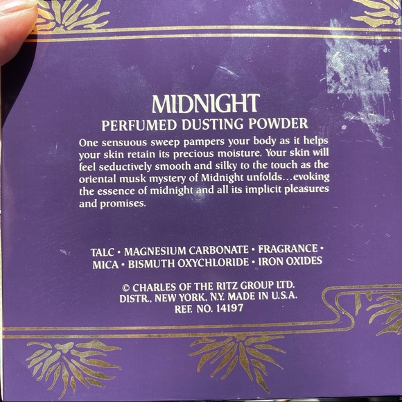 80s Midnight (Enjoli) Dusting Powder - Picture 2 of 4